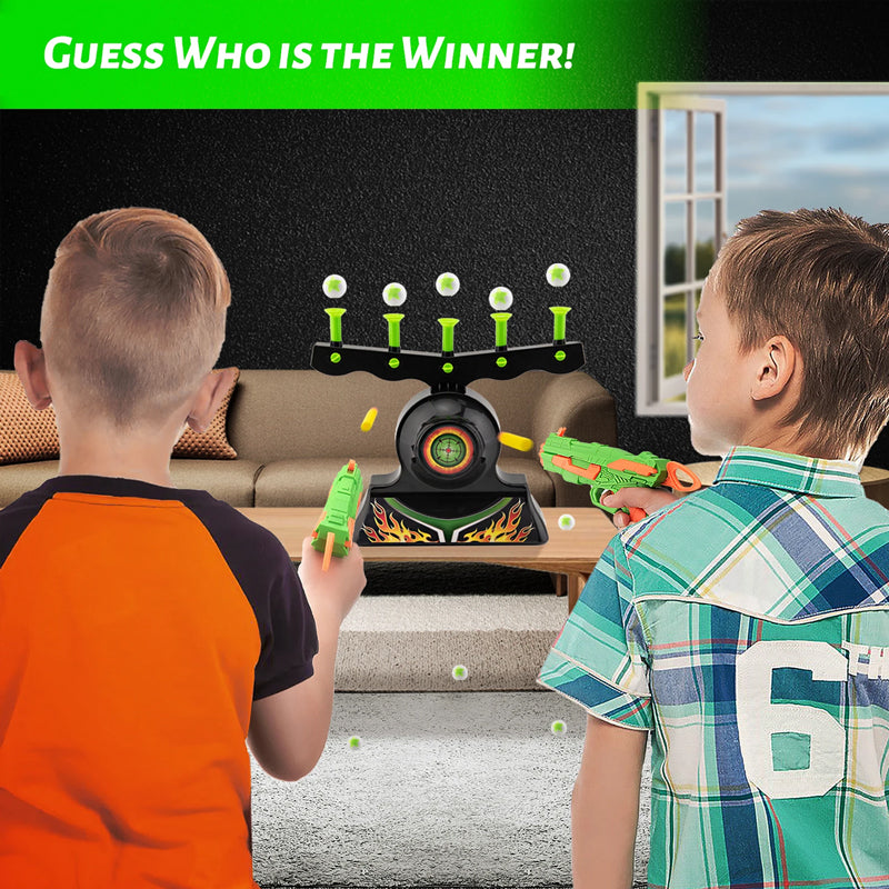 🔥Hot Sale 50% OFF🎁Glow-in-the-Dark Shooting Target Practice Kids Shooting Toy Gun Set