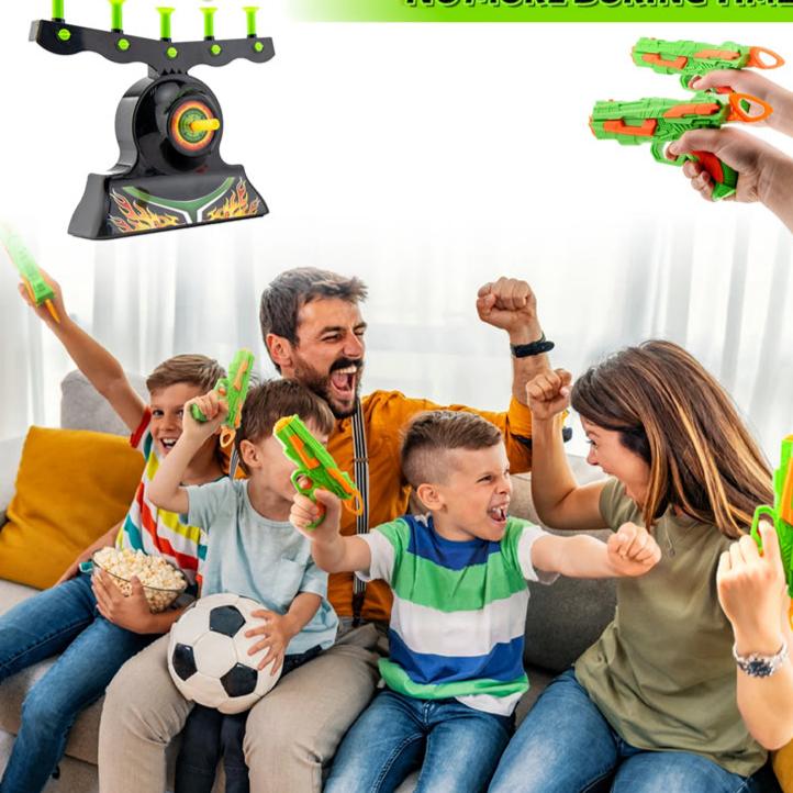 🔥Hot Sale 50% OFF🎁Glow-in-the-Dark Shooting Target Practice Kids Shooting Toy Gun Set